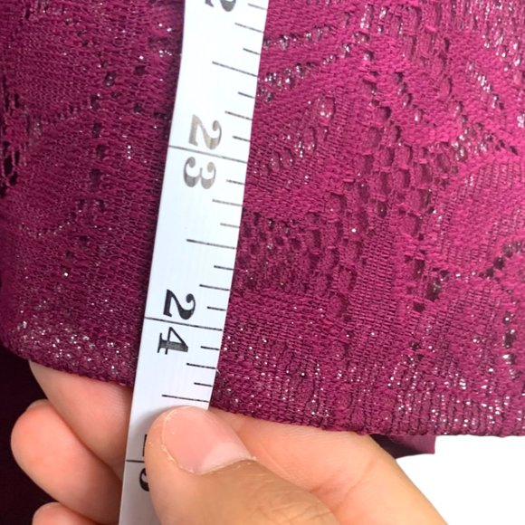 Emily West Purple Metallic Glitter Girl Dress size 6 find at Poshmark - Picture 4 of 5